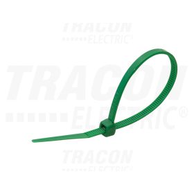   Tracon Normál kábelkötegelő, zöld 203×3,6mm, D=2-52mm, PA6.6