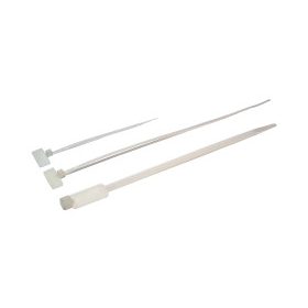   Tracon Jelzőcímkés kábelkötegelő, natúr 190×3,6mm, D=10-48mm, PA6.6, (a×b=27×13mm)
