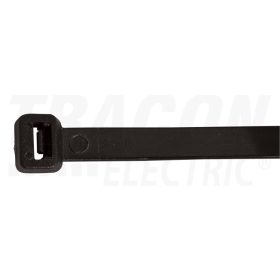   Tracon Normál kábelkötegelő, fekete 200×2.6mm, D=1-52mm, PA6.6