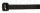 Tracon Normál kábelkötegelő, fekete 200×2.6mm, D=1-52mm, PA6.6