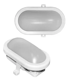   Adeleq Műanyag Házas Led Hajólámpa, 6W 4000K 480Lm 240V Ovális Forma