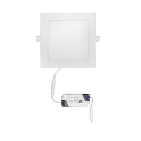   Adeleq led panel négyzet alakú 12W, természetes fehér 4000K, fehér széllel
