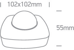 22014 Infravörös jelenlét-érzékelő 1000W 230V IP20
