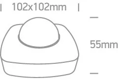 22014 Infravörös jelenlét-érzékelő 1000W 230V IP20
