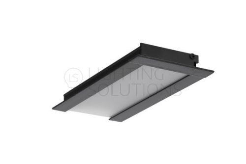 TOPMET LED profil FLAT8 H/UX 1000 mm eloxált fekete