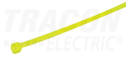 Tracon Normál kábelkötegelő, neon zöld 290×3.6mm, D=2-80mm, PA6.6
