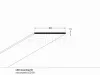 TOPMET LED profil PHIL LED modul tartó 50x2mm 2000 mm Mounting 50 natúr