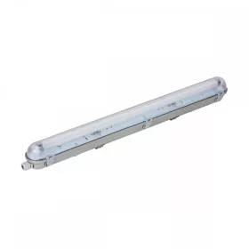   IRIS JF6136 1x36 T8 ledfénycsőre előkészített por- és páramentes lámpatest IP65 120cm