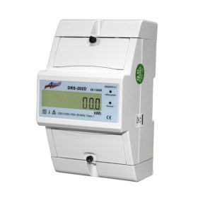   Egyfázisú Digitális Fogyasztásmérő , Sínre Pattintható Drs-202D, 100A