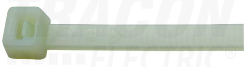 Tracon Hőálló kábelkábelkötegelő, natúr 365×7,8mm, D=8-100mm, PA6.6, +105°C/135°C