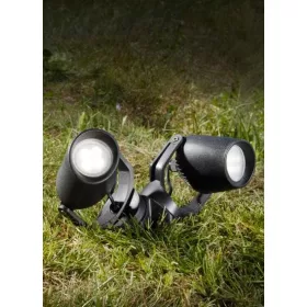   Fumagalli MINITOMMY EL 2L GU10/12W fekete LED reflektor CCT állítható színhőmérsékletű fényforrással