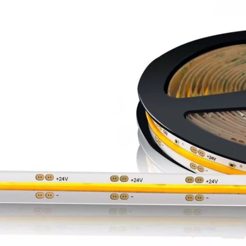 Adeleq COB LED szalag beltéri 10W/fm  352LED/m, 3000K, meleg fehér, 24V DC, 1100lm/fm