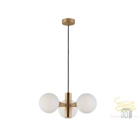 Viokef Pendant 3Light Globe 3094300