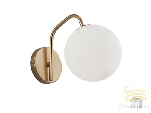 Viokef Wall Light Curved Arm Globe 3094600
