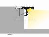 TOPMET LED profil STEP10 C 1000 mm eloxált