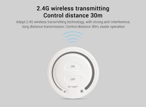 MiLight FUT087 fali érintő dimmer elemes