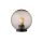 Gömb Alakú Kerti Lámpa Búra Füst (200 Mm) E27