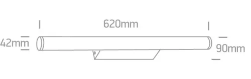 38114CIL / C krómozott LED CW 18W IP44 230V