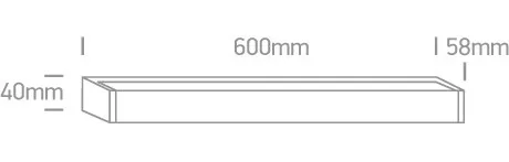 38114m / C krómozott LED CW 15W IP44 230V