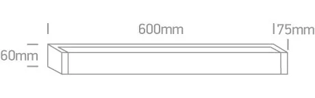 38114MA / C krómozott LED CW 16W IP44 230V