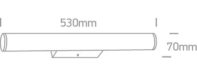38116F / W krómozott LED WW 16W IP44 230V