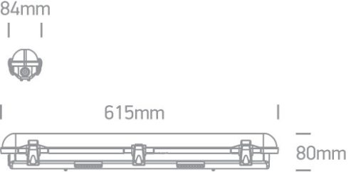 38118m / c IP65 LED 15W CW 230V PC / PC
