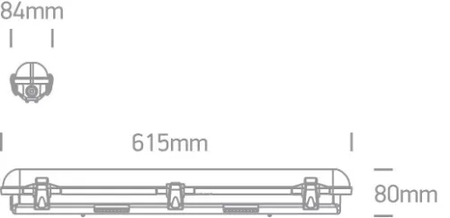 38118m / c IP65 LED 15W CW 230V PC / PC