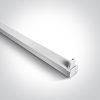 38120E WHITE 1XT8 LED 600mm Batten 100-240V