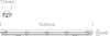 38258m / c IP65 LED 70W CW 230V PC / PC