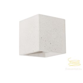 Viokef Wall lamp white cube Ceramic 4096902