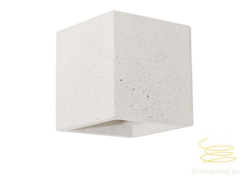 Viokef Wall lamp white cube Ceramic 4096902