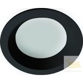 Viokef Recessed Spot Black Round Yan 4151201