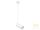 Viokef Downlight H:450 white Reeds 4183900