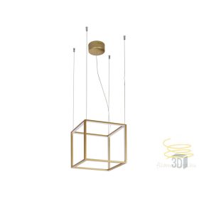 Viokef Pendant L300x300 GOLD CUBE 4207000
