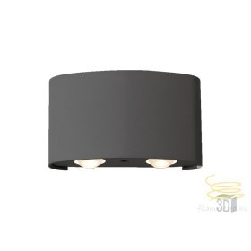 Viokef Wall Lamp Dark Grey Twist 4211001