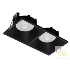 Viokef Recessed 2/L Spotlight  Black Fino 4225101