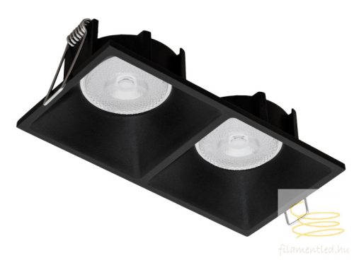 Viokef Recessed 2/L Spotlight  Black Fino 4225101