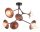 Viokef 6/Lights Ceiling Lamp Olivia 4231100