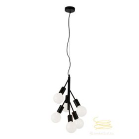 Viokef 6/Lights Pendant Black Grape 4232601