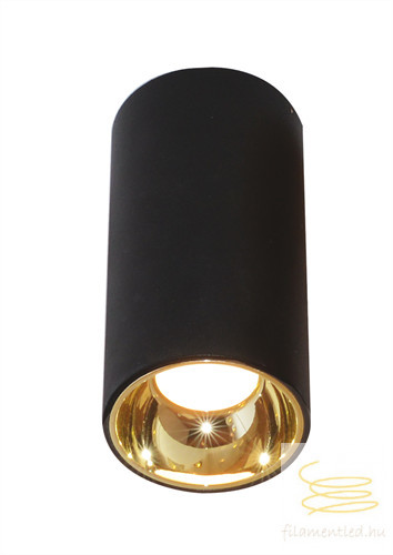 Viokef Ceiling Luminaire Black Round Glam 4240601