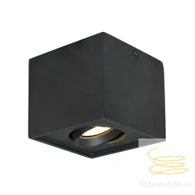 Viokef Ceiling Lamp Square Black Arion 4260901