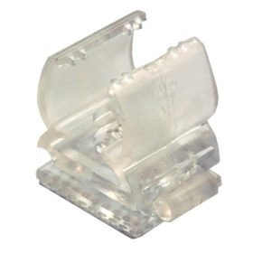   Tronix átlátszó rögzítő klipsz fénykábelhez, 25db/csomag