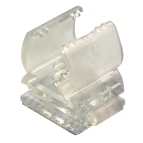   Tronix átlátszó rögzítő klipsz fénykábelhez, 25db/csomag