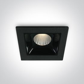   50102b / b / w Fekete LED 2W WW 30DEG IP20 700MA szabályozható