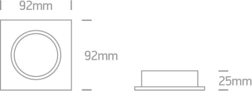 50105d7 / w fehér sötét fény GU10 50W