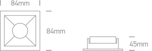 50105m / b / b fekete gu10 10W fekete fényvisszaverő sötét fény