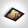 50105m / b / cu fekete gu10 10W réz reflektor sötét fény