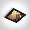 50105m / b / cu fekete gu10 10W réz reflektor sötét fény