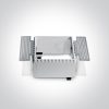 50105RM WHITE GU10 10W TRIMLE nélküli sötét fény fényvisszaverő nélkül