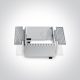 50105RM WHITE GU10 10W TRIMLE nélküli sötét fény fényvisszaverő nélkül
